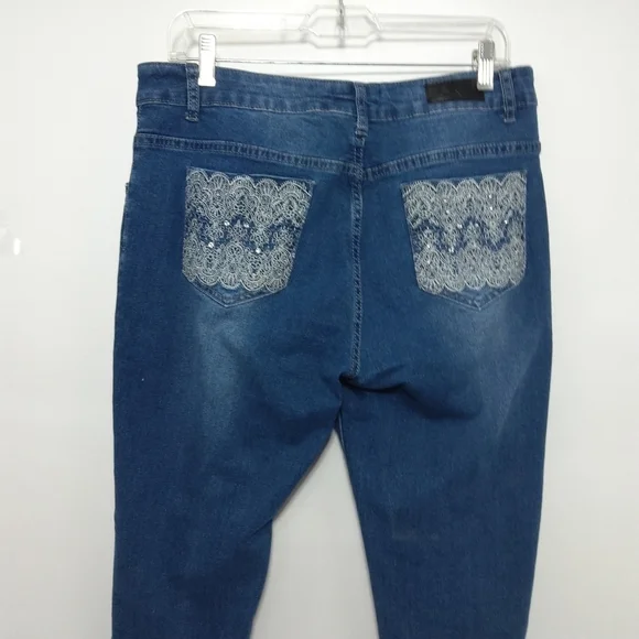 DKIN 10 EMBELLISHED skinny ankle jeans - Picture 4 of 8